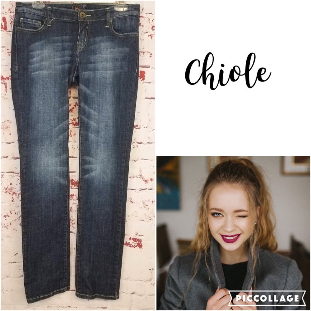 CHIOLE Low Rise Denim Skinny Jeans Women's 9